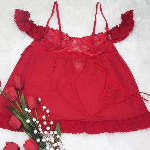 لباس خواب سایز بزرگ فنردار Violetta کد 2013