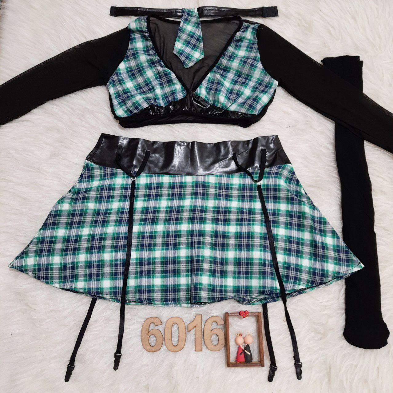 6016 2 کاستوم یا لباس خواب دانش آموزی سایز بزرگ Ladylala کد 6016