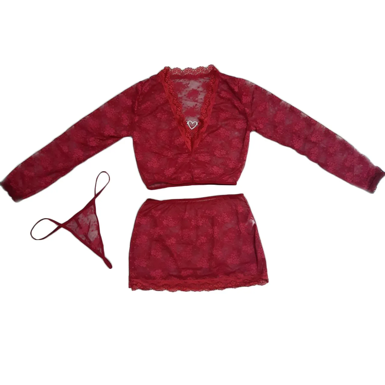 7027 (1) ست کراپ و دامن Anahel کد 7027