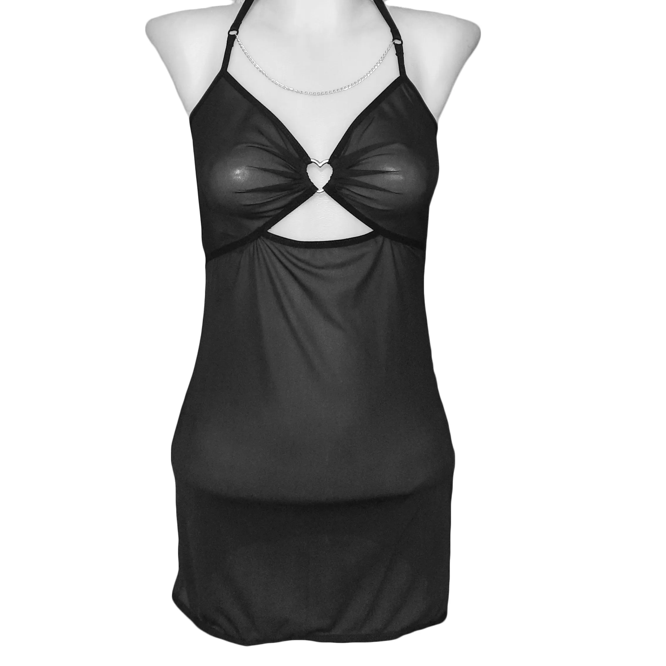 7210 (3) لباس خواب توری زنجیردار Anahel کد 7210