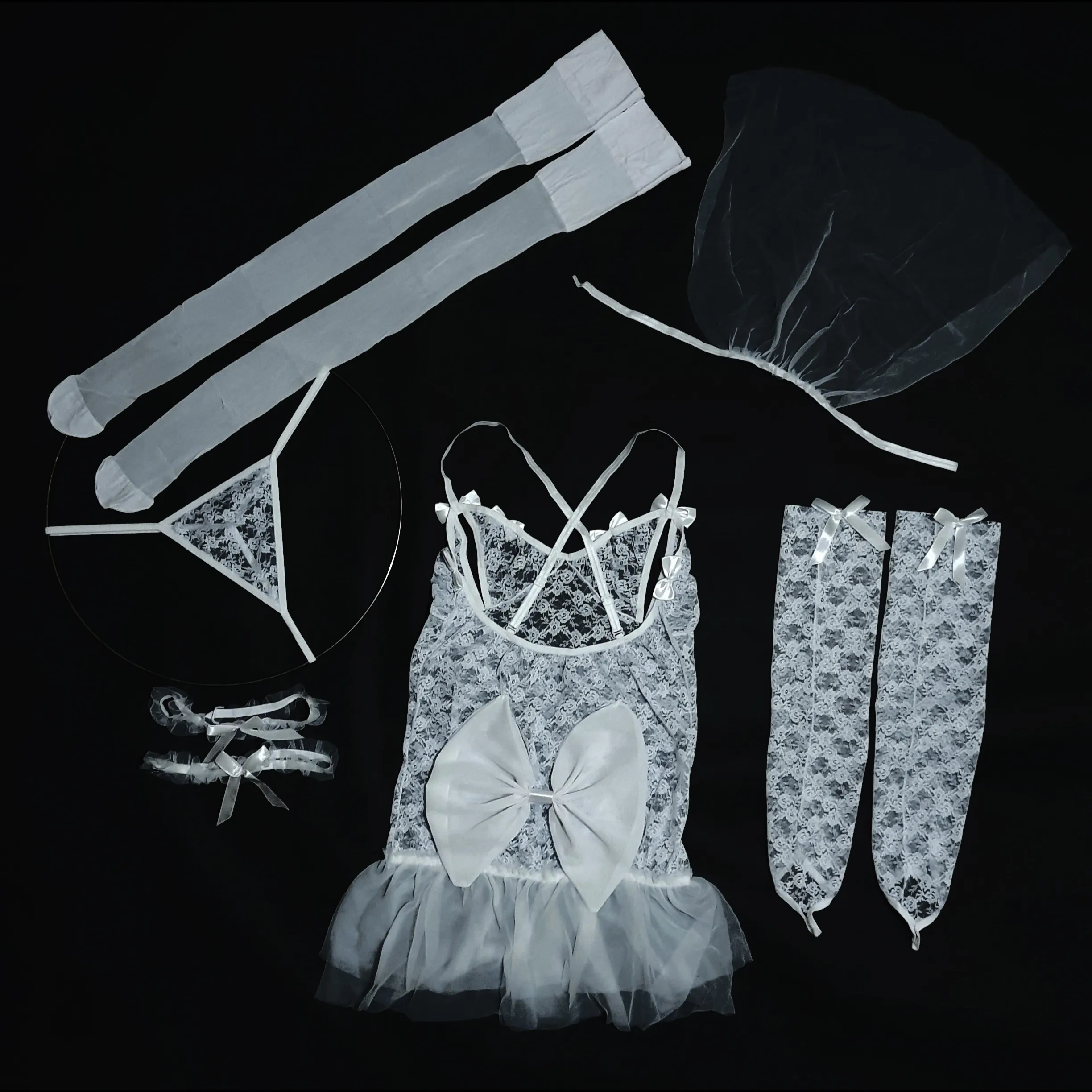 305 (5) لباس خواب 5 تکه عروس MNG کد 3050803