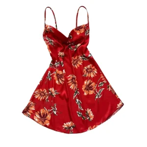 لباس خواب ساتن یقه دراپه Queen کد Q2029