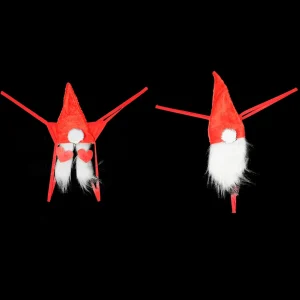 ست شورت زنانه و مردانه مخمل قرمز و خز سفید Melorin کد M224 با طراحی فانتزی و بابانوئلی مناسب زوجین