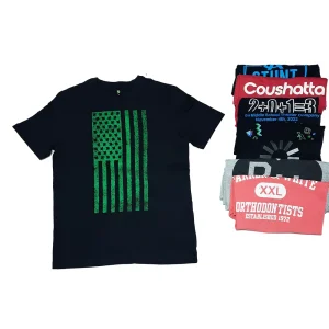 تیشرت نخی مردانه وارداتی استوک سایز مدیوم کد 20040 - تیشرت نخی مردانه استوک وارداتی سایز مدیوم با چاپ جذاب و رنگ‌های زنده - کد 20040، مناسب استایل کژوال و ورزشی مردان